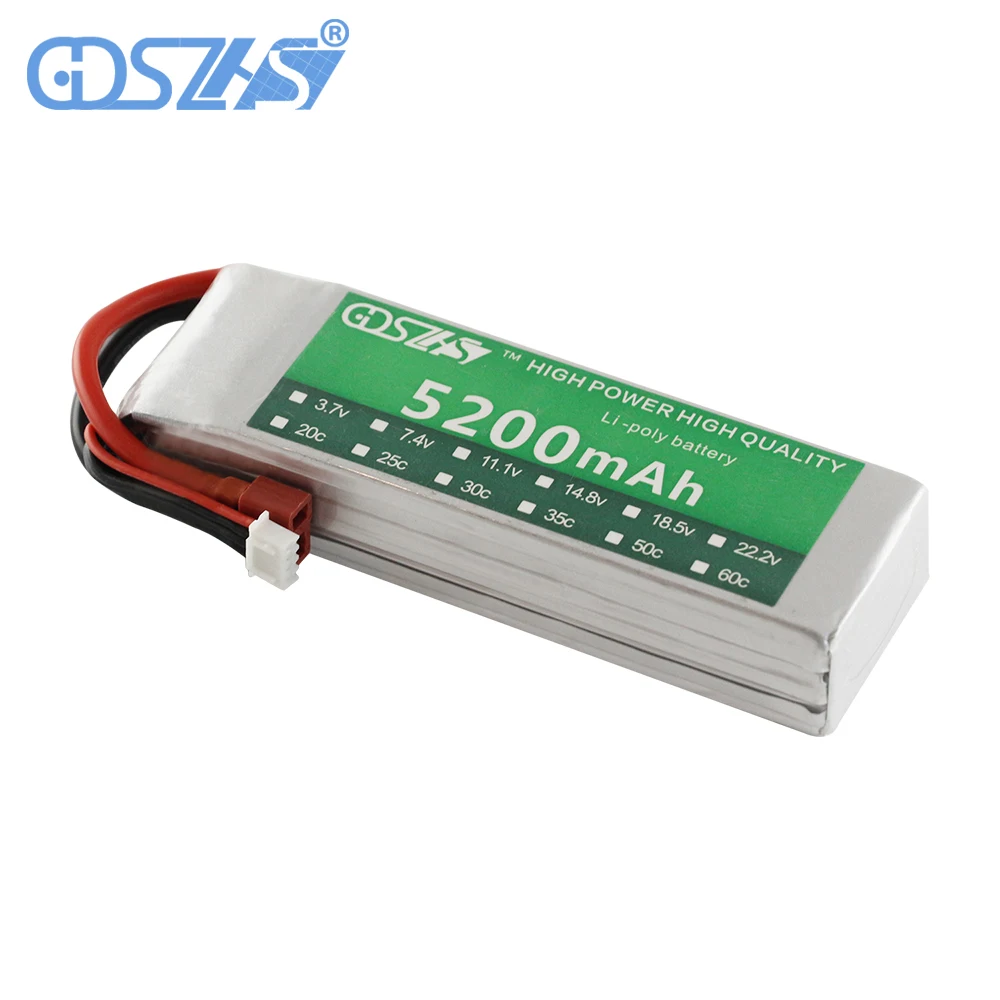 3s 30c 11.1v 5200mah airplane model battery aeromodeling battery model