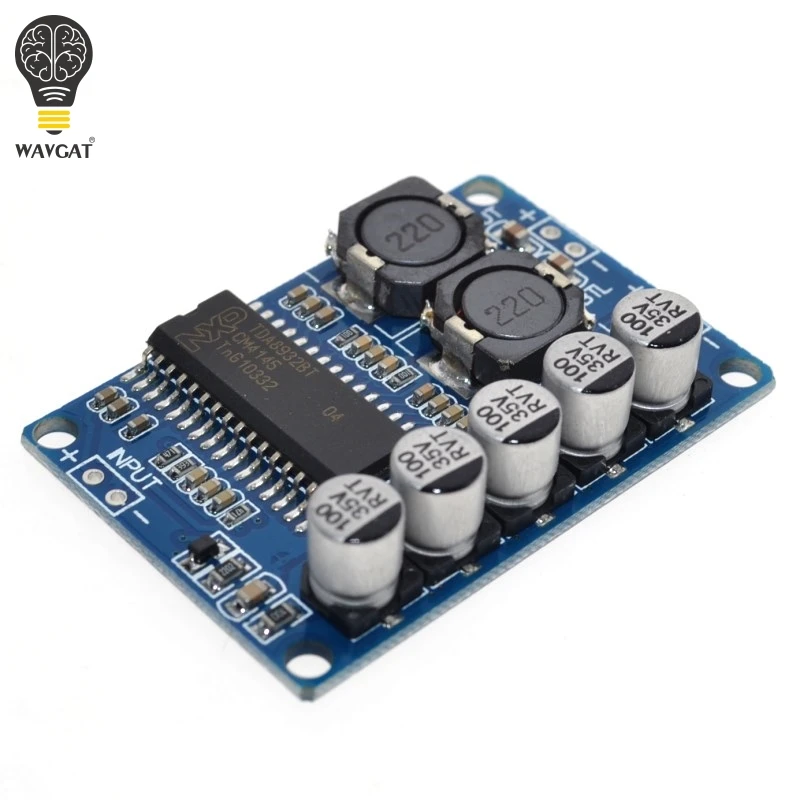 

Digital power amplifier board module 35w mono amplifier module High-power TDA8932 low power consumption WAVGAT
