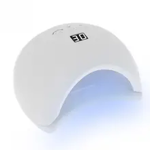 48 Вт Сушилка для ногтей УФ светодиодный Гель-лак отверждения лампы с нижней 30 s/60 s/90 s таймер ЖК-подсветка витрины для сушки ногтей