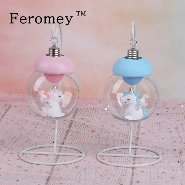 

Unicorn Led Lamp Figure Dolls Cartoon Unicorn Night Light Toy Bedroom Decorative Lights Toys Chrismas Birthday Gift For Children