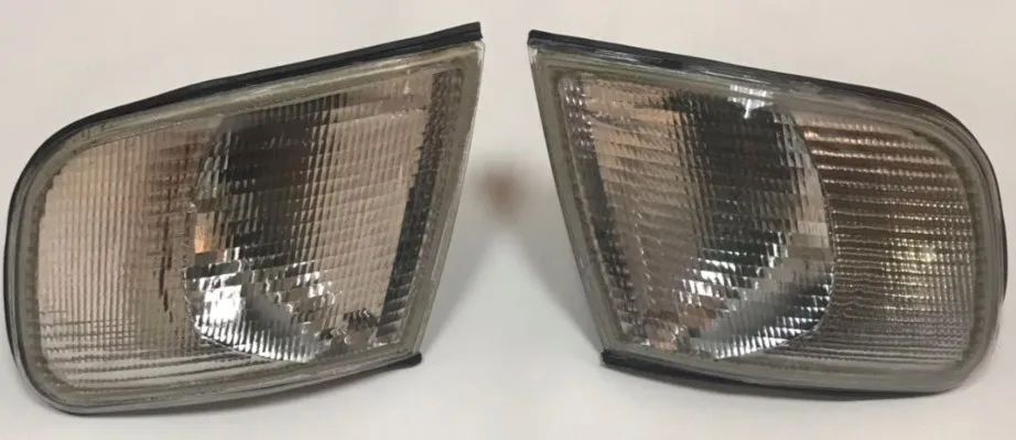 1 пара правый и левый светильник для Audi 100 A6 C4 V6 хвост светильник сзади тормозного сигнала туман светильник 1991 1992 1993 1994 - Цвет: OUH01-0406