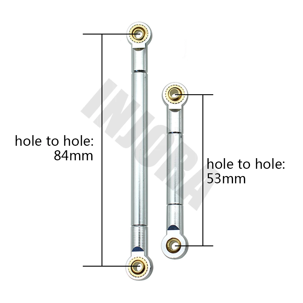 INJORA металлический Соединительный наконечник стержня Набор для 1:10 RC Гусеничный Tamiya CC01 RC автомобиль