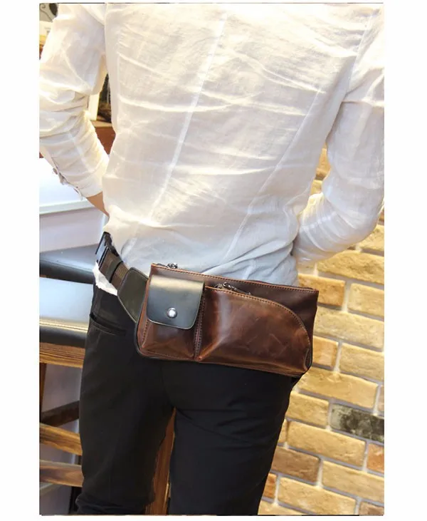 Модная сумка через плечо коричневая мужская кожаная повседневная сумка через плечо дорожная водонепроницаемая сумка Bolsos