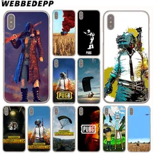 WEBBEDEPP PUBG чехол для Apple Iphone 4 4s 5C 5S SE 6 S 7 8 плюс 10 X Xr Xs Max Plus 8