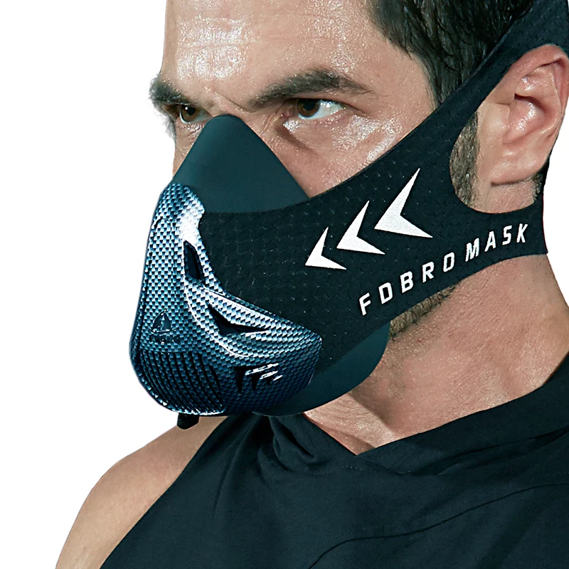 

FDBRO Sports Masks Fitness Workout Running Resistance Elevation Cardio Endurance High Altitude Conditioning Sport Training Mask