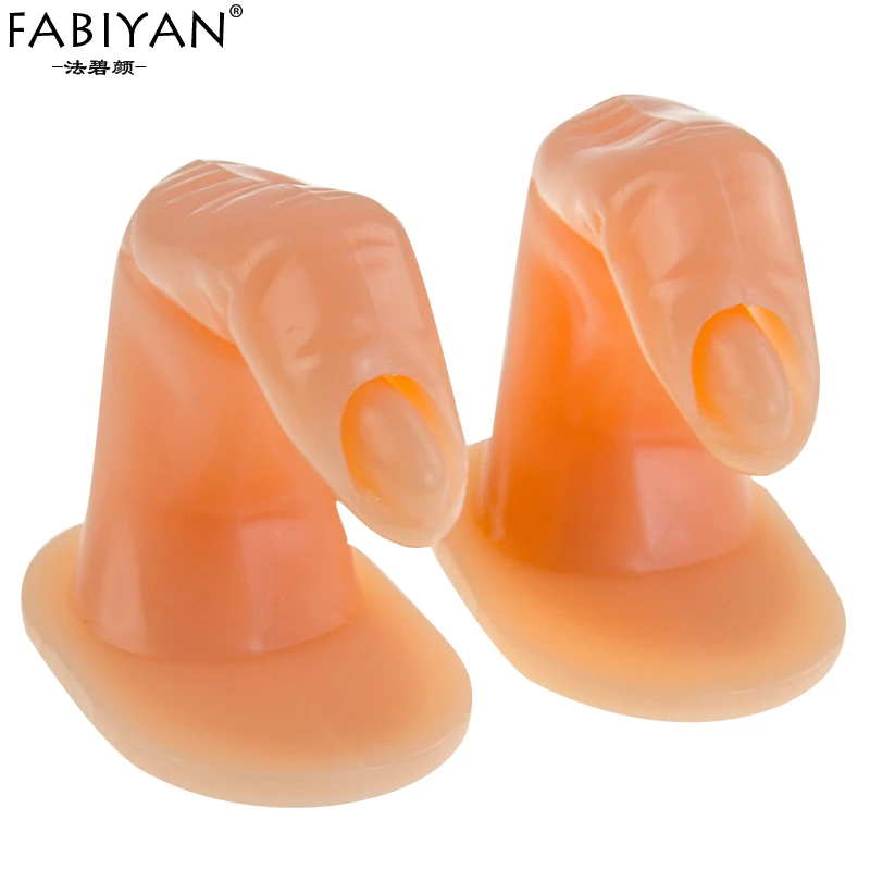 

Nail Art Training Practicing Practice Display False Tips 2/5/10pcs Finger Fake Hand Acrylic UV Gel Manicure Tool Salon