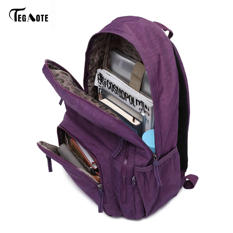 Tegaote mochila de ordenador portátil ocio escuela mochila para adolescentes niñas mochila escolar viaje mochilas SAC a dos Tegaote mochila de ordenador portátil ocio escuela mochila para adolescentes niñas mochila escolar viaje mochilas SAC a dos