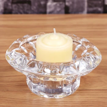 

Candleholder Small Glass Candle Holder Candlestick Tea Light Dinner Home Wedding Decor Gift Table Centerpieces