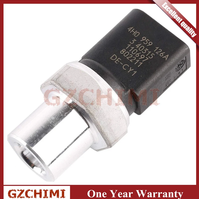 

4H0959126A Air Conditioning Pressure Switch AC Pressure Sensor Fit for Audi A3 A4 A5 A6 Q5 R8 RS5 RS6 S3 FOR V W Tou-areg