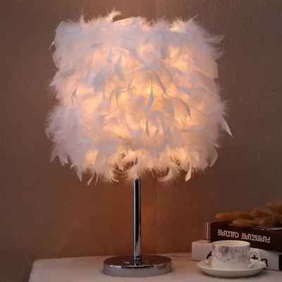 Small Table Lamp Bedroom Nightstand Lamp Korean Birthday Gift Girl Lovely Lighting Baby Night Light Feather Angel Desk Lamp Table Lamp Nightstand Lampbedroom Nightstand Lamps Aliexpress
