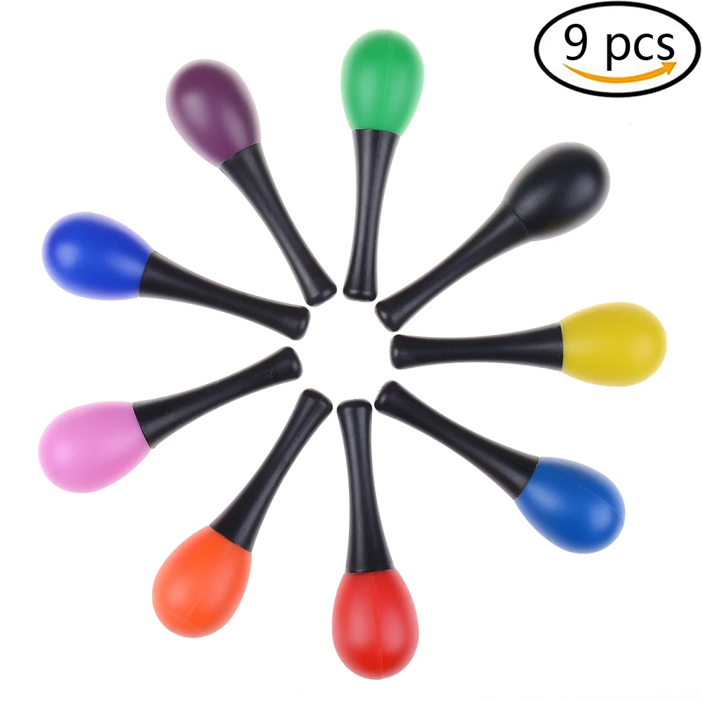 9 PCS 250g Maracas Egg Shaker Kids Percussion Instrument ...