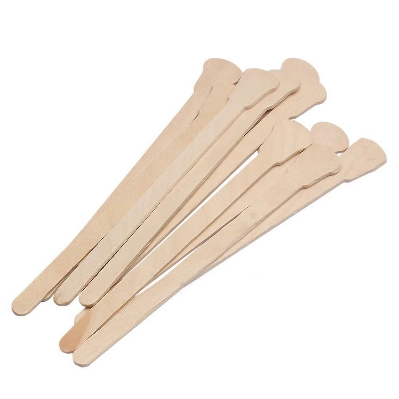 Shellhard 50x Disposable Wooden Wax Applicator High Quality Waxing Sticks for Hair Removal Waxing Stick Spatulas