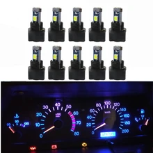 WLJH 10x Canbus T5 светодиодный инструмент: клин Панель 74 2721 3030SMD светодиодный инструмент Speedo приборная группа лампочка для Saab для Volvo