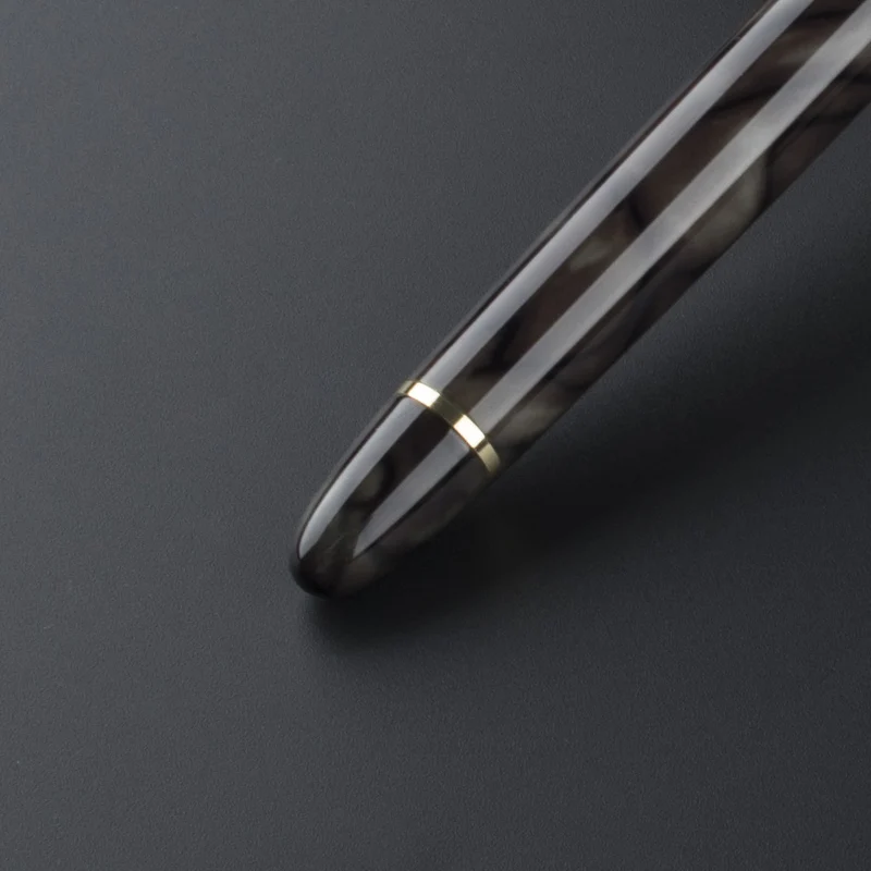 Jinhao X450 перьевая ручка 0,5 мм черный металлический держатель ручки с 5 шт. чернильный картридж Подарочная коробка офис