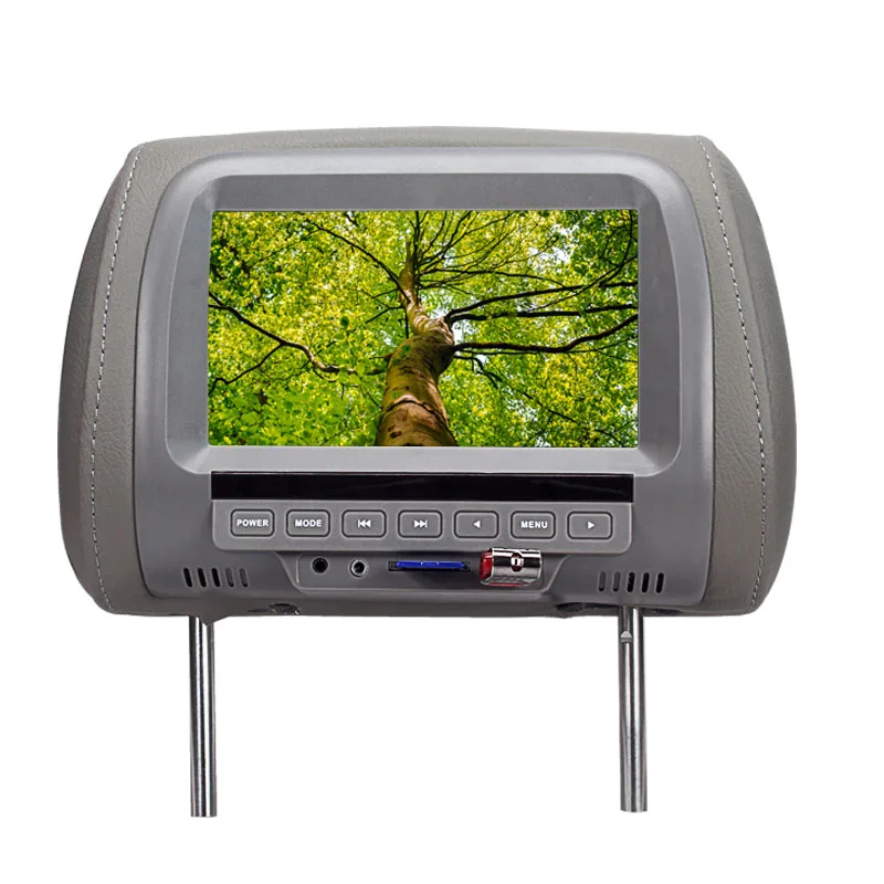 SH7038-P5 прямо с фабрики 7 дюймов Автомобильный монитор TFT светодиодный цифровой экран подголовник монитор MP5 плеер Поддержка USB и SD карты FM