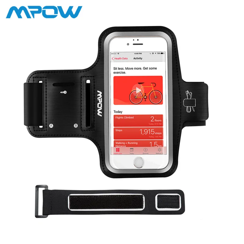 Mpow PA069 شارة الرياضة تشغيل للماء الذراع سير شريطي المعصم الفرقة ل 4.0-5.1 بوصة الهواتف ل فون X 8 /7/6 s/6 GalaxyS7/S6