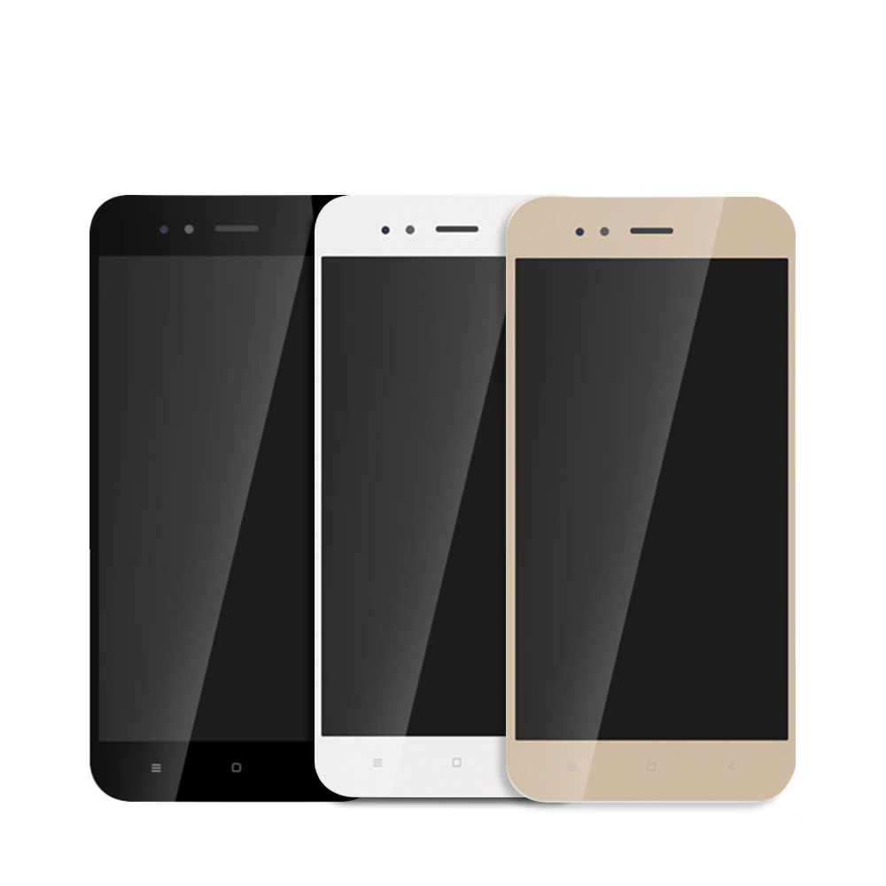 Najtaniej Dla Xiao mi A1 ekran LCD ekran dotykowy z ramką + miękki klucz światła wymiana Digitizer zgromadzenie dla Xiao mi mi A1 mi 5X