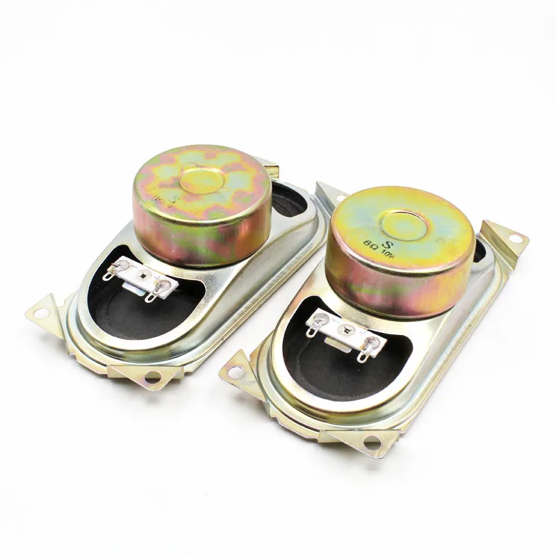 2 шт. 8 Ом 10 Вт 613 ТВ динамик громкий внутренний Магнитный 60x130x42 мм для Diy|8 ohms 10w|8 ohm8 ohm
