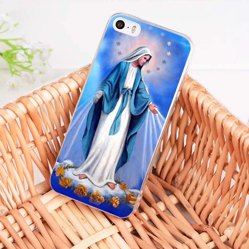 MaiYaCa Дева Мария христианские Рождества Мягкий ТПУ чехол для телефона iPhone 8 7 6S Plus X