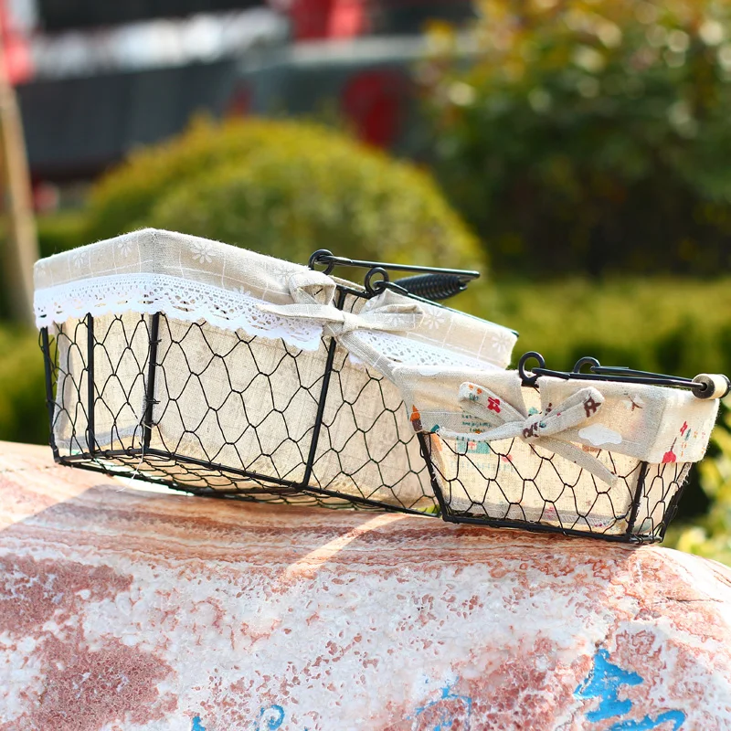S/M/L Metal Supermarket Shopping Basket Bag Foldable Toy jewelry Fruit Candy Bread Gift Picnic Basket Iron Storage Basket Box S/M/L Metal Supermarket Shopping Basket Bag Foldable Toy jewelry Fruit Candy Bread Gift Picnic Basket Iron Storage Basket Box
