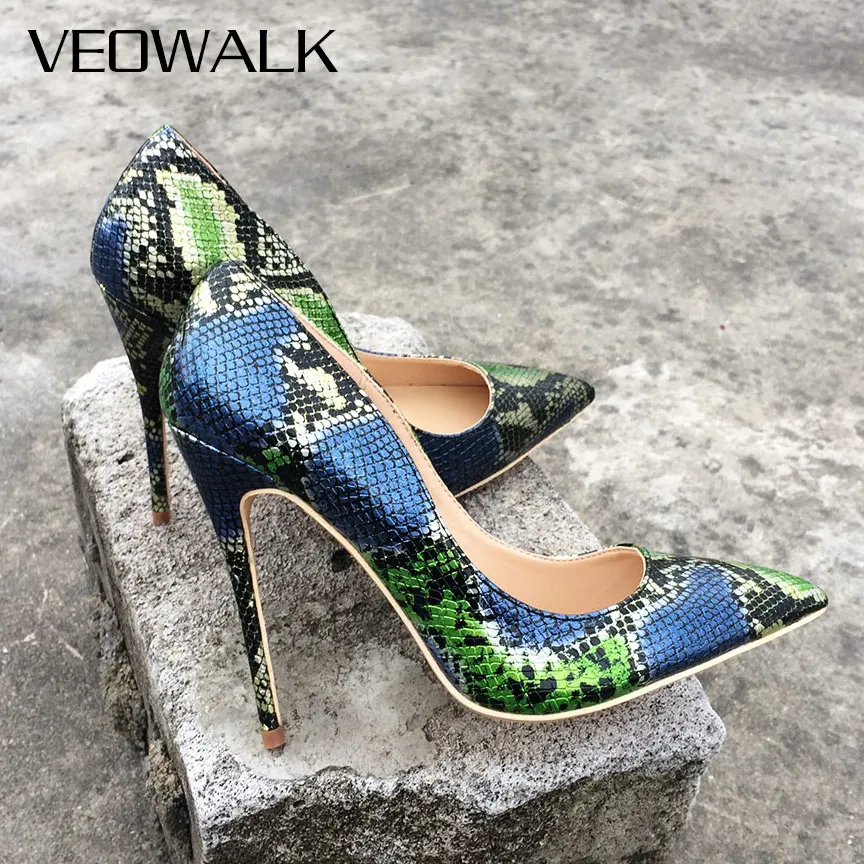 Veowalk Лидер продаж брендовые итальянские стильные женские туфли лодочки на очень