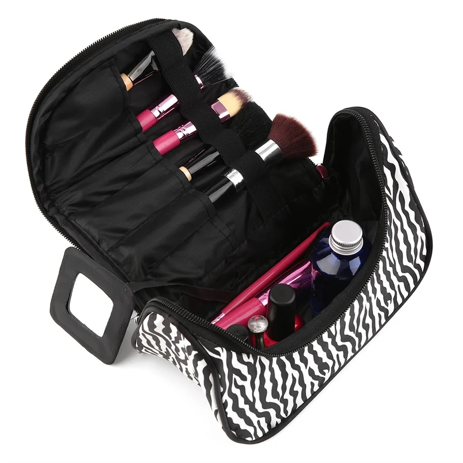 Makeup Organiser Makeup Pouch Myntra HOUSE OF QUIRK Black Green