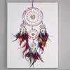 NEW Creative all handmade five-ring dream catcher pendant living room bedroom decoration wall hanging beautiful Hanging ornament ► Photo 3/5