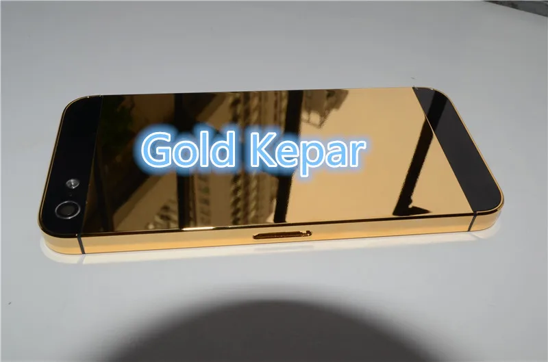 24K золотой корпус для iphone 5 24K Золотая обшивка корпуса для iphone 5 со всеми боковыми кнопками