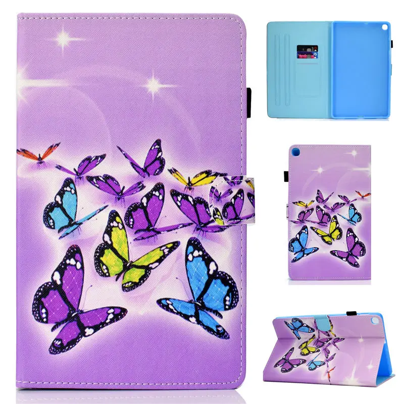 Чехол с мультяшным рисунком для samsung galaxy tab A 8 0 2019 S Pen SM P200 P205 P207 чехол планшета флип