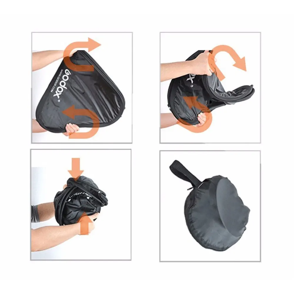 Godox S-Type Bracket Bowen mount + Softbox + The Gird Kit For Camera Flash (11)