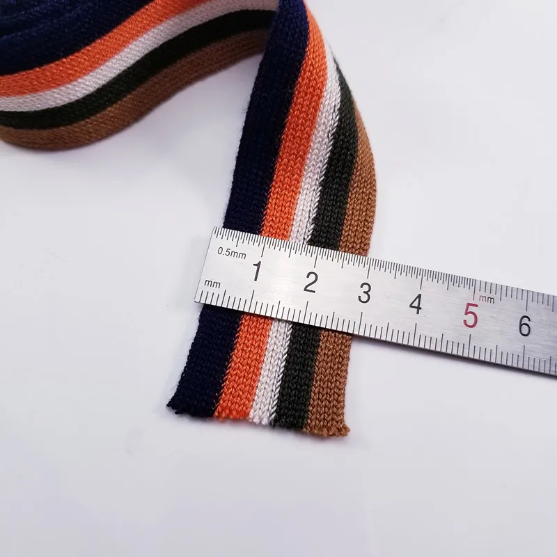 1 метр тканая мерсеризованная хлопковая тесьма для DIY аксессуары для одежды декоративная лента многоцветный ремешок для обрезки лент - Цвет: see chart