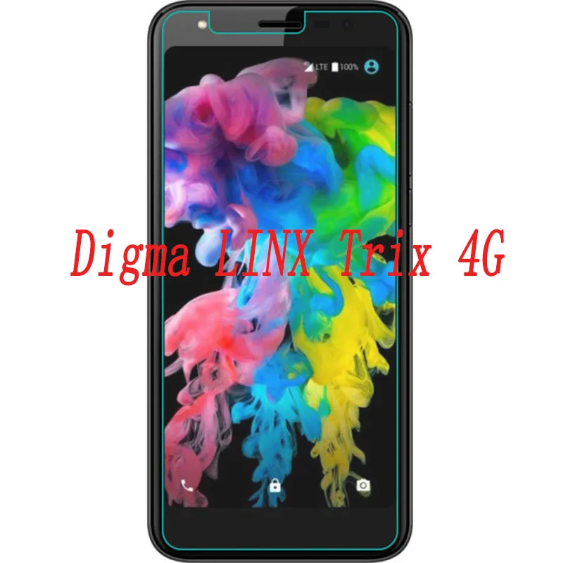 Закаленное стекло для смартфона Digma LINX Trix 4G 9H Взрывозащищенная защитная пленка