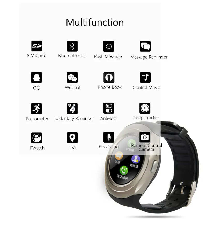 Hot Smart Watch T11 Bluetooth WristWatch Smartwatch SIM Card Handfree DialAnswer Call Intelligent Watch For IOS Android Phones (15)