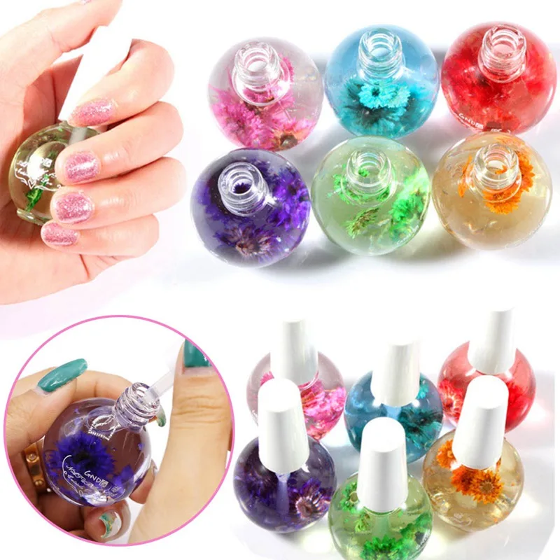 

15ml Cuticle Nutrition Replenishing Rose Lavender Lily Dried Flower Nail Oil