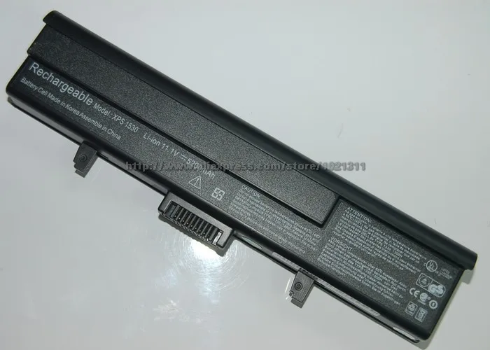 6 ячеек батареи для Dell XPS M1530 312-0660 312-0662 312-0663 451-10528 451 -10529 GP975 RN897 RU006 RU030 TK330 XT828 XT832