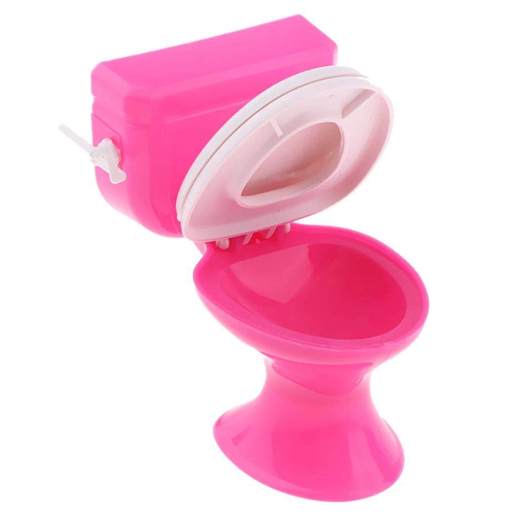 Simulation Pretend Play Bath Toys Fashion Doll Bath Sets Bathtub Toilet Wash Sink Furniture Toy Kids Pretend Play Toy