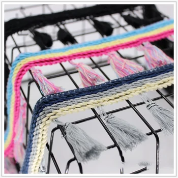 

6yards DIY accessories lace tassel Small tassels cotton bohemian tassel trimming fringes for sewing clothes Curtains decoration