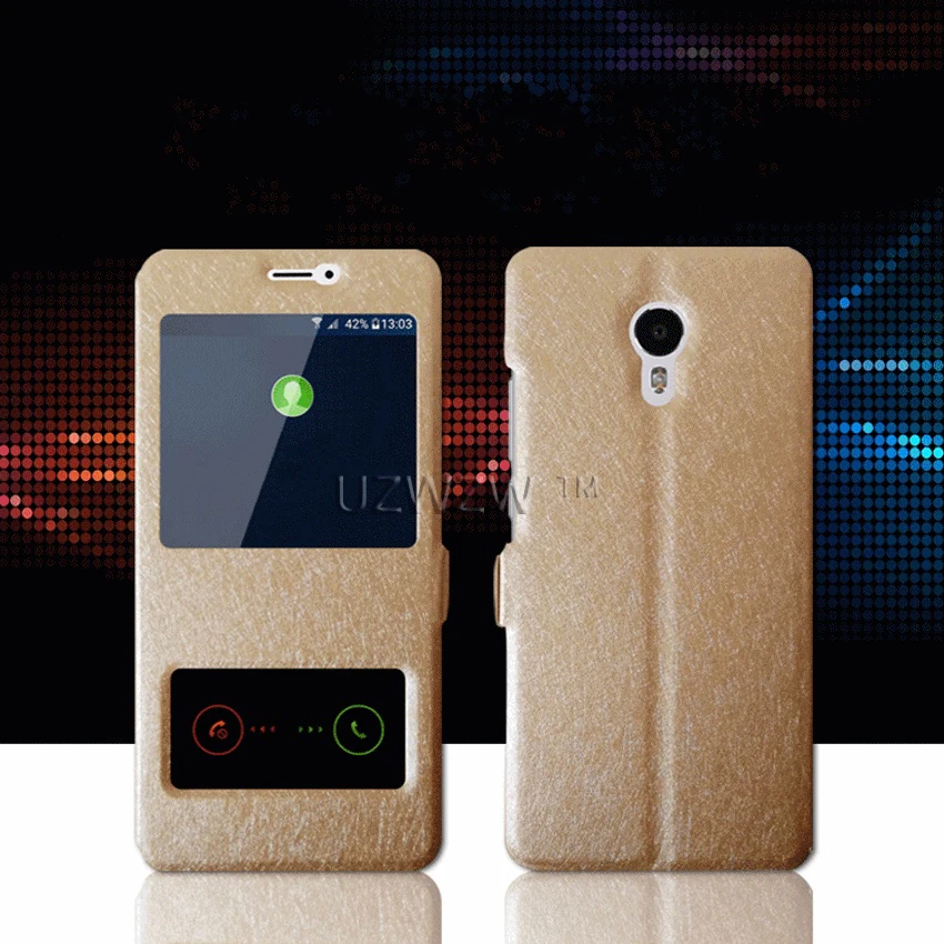 

Flip Leather Case For Meizu M3 Note Case Cover For Meizu M3 Note Business Smart Window View Leather Case
