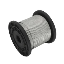 5m Stainless Steel Wire Rope Soft Fishing Lifting Cable 7*7 Clothesline 0.5mm 1mm 1.5mm 2mm 2.5mm 3mm 5m Stainless Steel Wire Rope Soft Fishing Lifting Cable 7*7 Clothesline 0.5mm 1mm 1.5mm 2mm 2.5mm 3mm