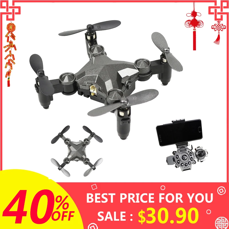 

Foldable Remote Control Quadcopter Helicopter Mini Quadcopter Wrist Watch Design RC aircraft Toys 4 Channel Gyro Aircraft #E