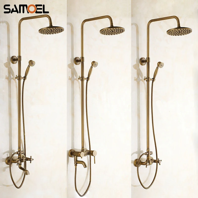 Euro Style Classic Antique Shower faucet in wall Shower Mixer Luxury