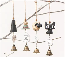 Simple life vintage home decor creative cartoon animals wind chime bar wedding decoration