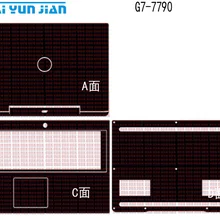 KH наклейка для ноутбука наклейка КОЖА углеродное волокно кожаный чехол протектор для Dell Inspiron G7-7790 G7 7790 17,3"