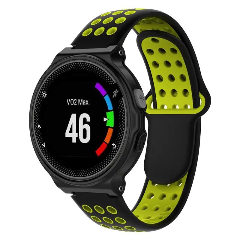 1 шт. 230 мм силиконовые умные часы браслет ремень для Garmin Forerunner 220/230/235/630/620/735/S20/S60/S50 с инструмент