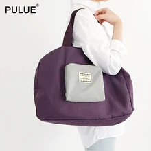 Модная Водонепроницаемая дорожная сумка для женщин, Большая вместительная сумка для путешествий, складная сумка унисекс, для путешествий, для шоппинга, сумка на одно плечо, одежда для еды