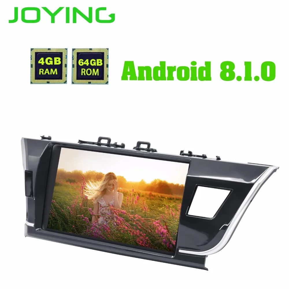 Sale Joying Android 8.1 for toyota corolla 2014-2016 10.1" 2 din car radio DSP navigation car stereo GPS carplay TMPS 4GB+64GB SWC BT 3