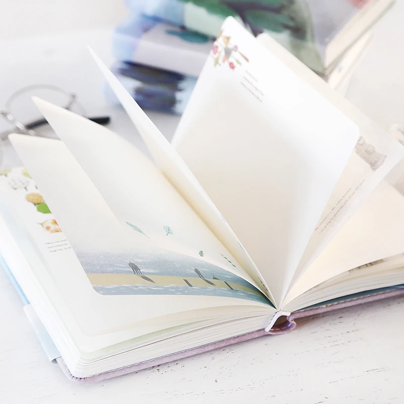 Блокнот для путешествий, цветной бумажный Магнитный Дневник, еженедельная книга, школа планирования, канцелярские принадлежности