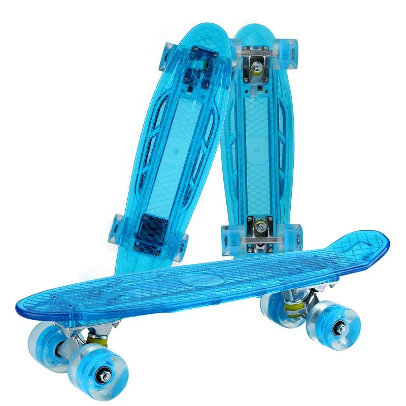 4 Wheels Children Skate Board with LED lights, New Designed Child Skateboard