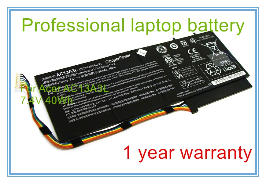 5280mah Original New Lipolymer Laptop Battery For P3171 Ultrabook