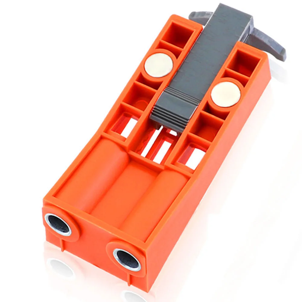 

Positioning 9.5mm Adjustable Rustproof Drill Bit Dowel Carpentry Tool Jig Hole Pocket With Magnet Small Hole Puncher Template
